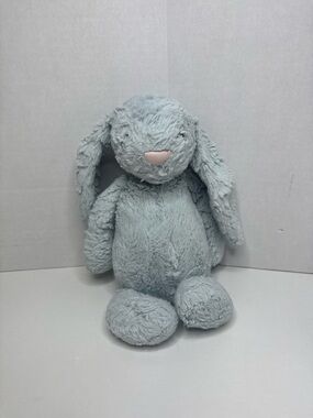 Jellycat Soft Light Blue Plush Bunny Stuffed Animal